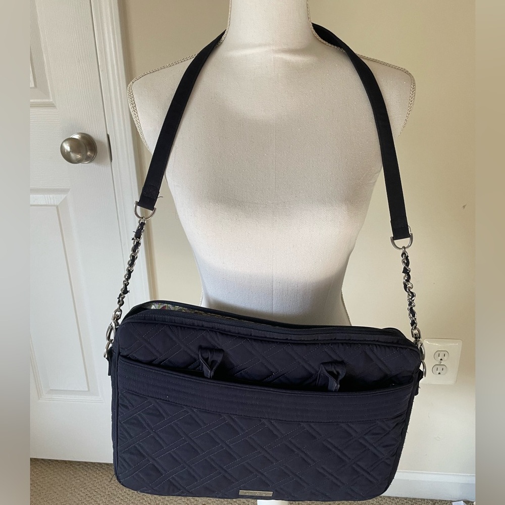 Navy Blue Vera Bradley Laptop Bag
